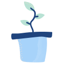Potted plant illustration